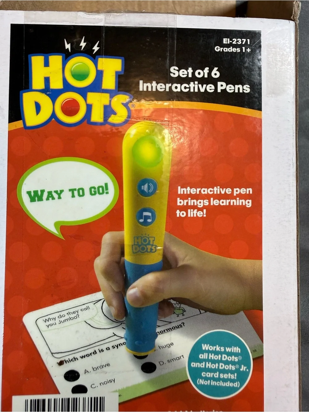 Interactive Learning Pen - Yellow and Blue